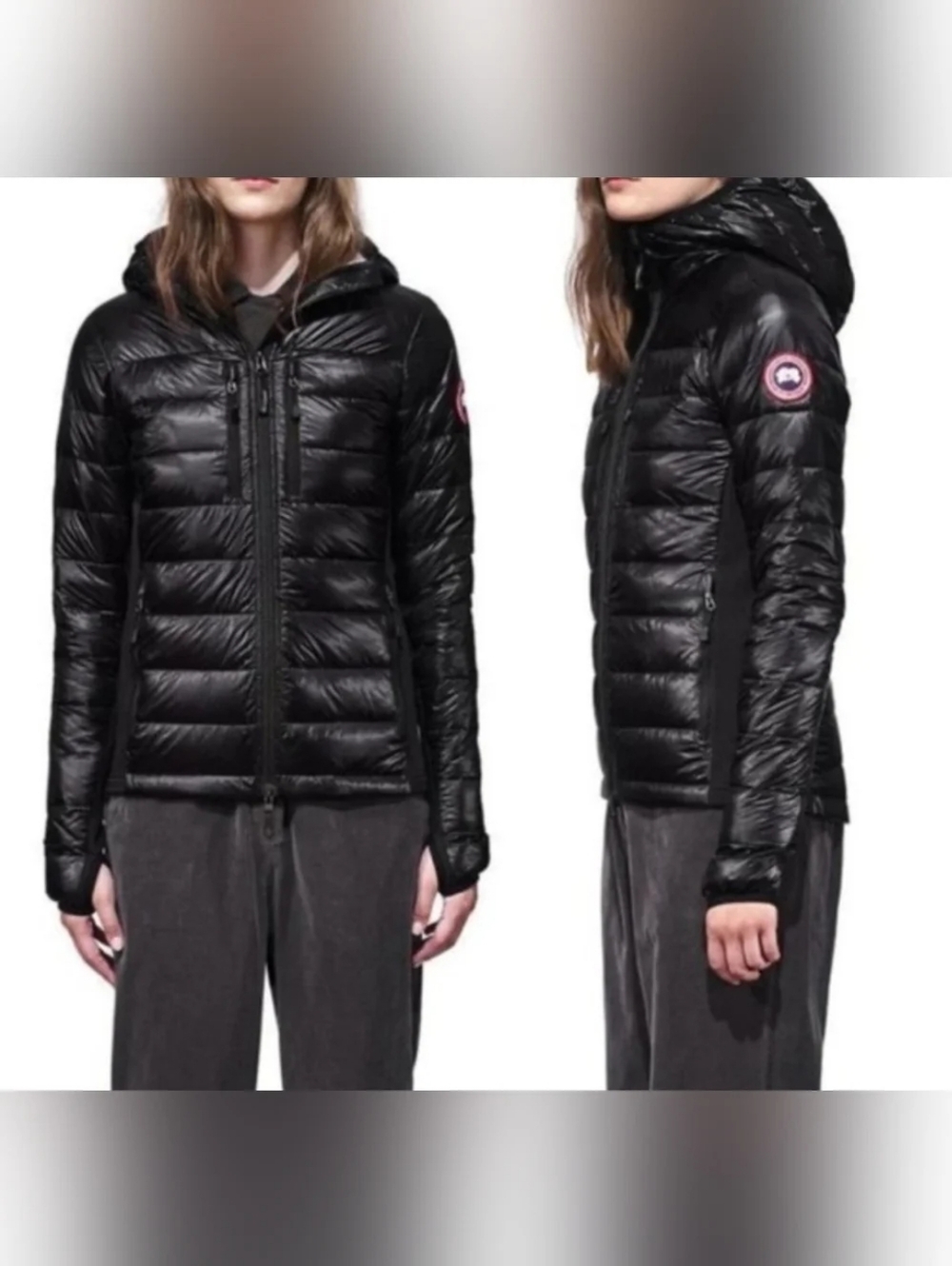 Authentic Canada Goose Hybridge Lite Hooded Down Jacket Small-Med EUC! - Picture 4 of 15